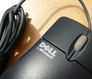 Vintage Dell by Microsoft IntelliMouse 1.  3A PS/2 Mouse X06 - 08477 - EXC 2