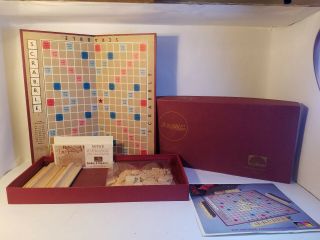 Vintage 1976 Selchow & Righter Co Scrabble Board Game - Complete Game Set -