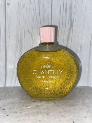 Vintage Houbigant Chantilly Eau De Cologne 7.  75 Oz 98 Full