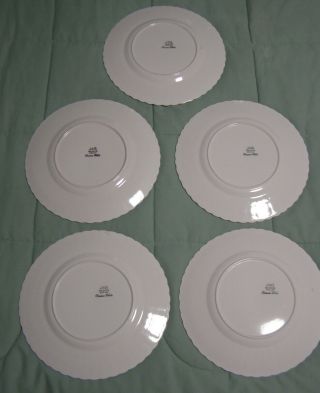 4 J&g Meakin Classic White Ironstone Dinner Plates England