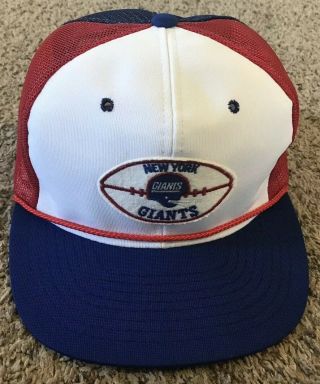 Vintage 1980’s York Giants Mesh Trucker Hat,  Sports Specialties