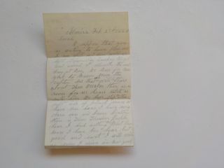 Civil War Letter 1864 Three Thousand People Here Soldier 13th York Vtg Paper
