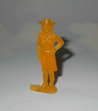 Vintage 1950s Nabisco Cereal Premium Sky King Series Yellow Plastic Penny Figure