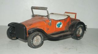 Vintage 1960s Nylint Usa Hot Rod Model T Pressed Steel Car With Rumble Seat