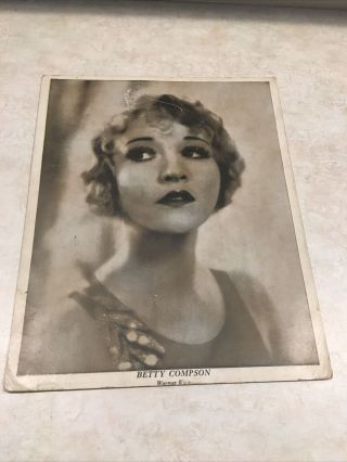 Betty Compson Hollywood Photo Card Vintage