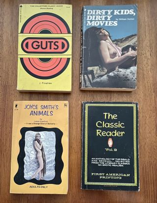 4 Vintage Adult Books Sleaze