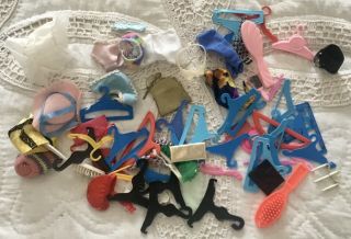 Vintage Sindy Doll Hangers,  Underwear And Bits From Outfits Bundle