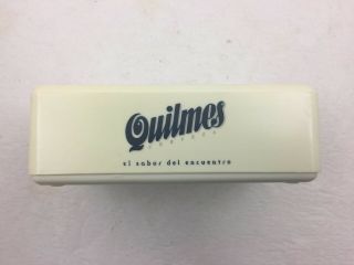 Argentine Quilmes Beer Bar Napkin Holder Argentina Vintage 897