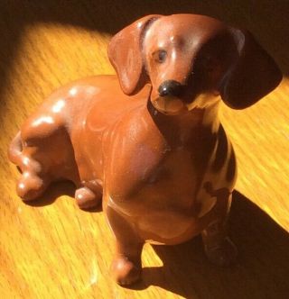 Vintage Beswick Sausage Dog Figurine - Attic Find/house