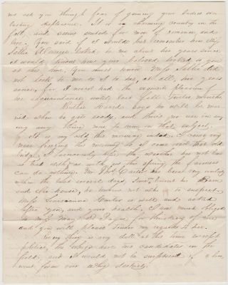 1849 RICHMOND VA LETTER From SLAVE AUCTIONEER ALBERT C.  PULLIAM - GOOD CONTENT 2