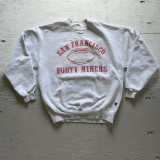 Vintage 90s San Francisco 49ers Russell Athletic Sweatshirt Crew Neck Size Xl