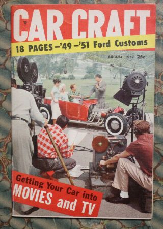 Car Craft 1957 Hot Rod Tommy Ivo Norm Grabowski 49 50 Fords Pinup George Barris