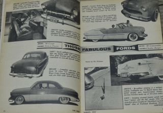 CAR CRAFT 1957 HOT ROD TOMMY IVO NORM GRABOWSKI 49 50 FORDS PINUP GEORGE BARRIS 3