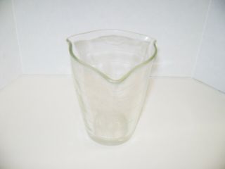 Vintage Federal Glass 3 Spout Measuring Cup