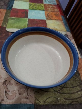 Craft Stone Blue Hill By Mikasa J5001 Serving Bowl 8 1/2 " X 3 ".  Made In Japan.