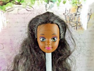 Mattel Barbie Doll Head Replacement Little Sister 1987.  For Ooak Art.