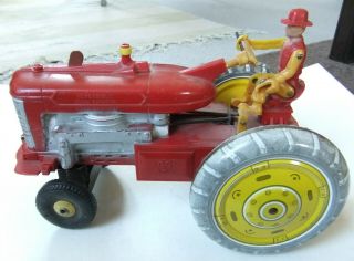 Rare,  Vintage 1950s Louis Marx Diesel Electric Lge Model Tractor -