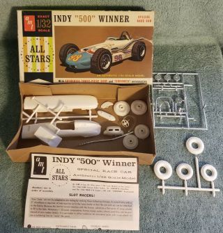 Amt Indy 500 Winner Special Race Car Model Kit No 7190 - 50 1:32 Adapt To Slot
