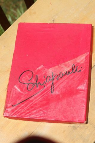 2 Pair Vintage 1940 - 50 Era Nos Shiaparelli Hosiery W/original Box