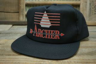 Vintage Archer Lubricants Snapback Trucker Cap Hat K Products Made In Usa