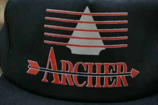 Vintage ARCHER LUBRICANTS Snapback Trucker Cap Hat K PRODUCTS Made In USA 3