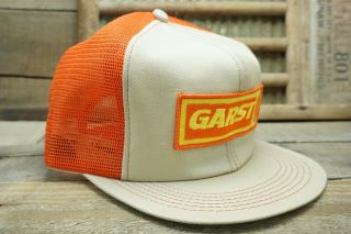 Vintage GARST SEED Mesh Snapback Trucker Cap Hat Patch K BRAND Made In USA 2