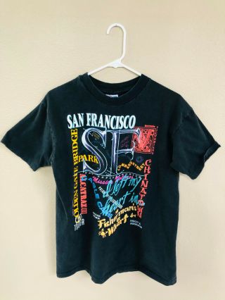 Vintage 90s San Francisco Haight & Ashbury Men 