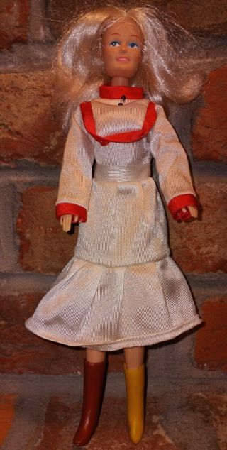 Vintage 1978 Mini Mod Fashion Clone Doll 2077 Shillman Hong Kong Dress Boots 11 "