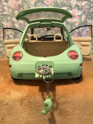 Mattel Barbie Volkswagen Green Beetle Bug 2000 Vw Car Vehicle Vintage