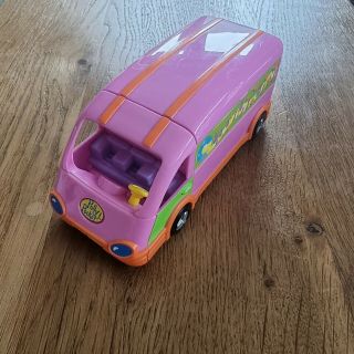 Polly Pocket Vintage Polly And The Pops Tour Bus Toy Vehicle Bluebird 1998