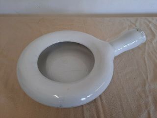 Antique Vintage White Ceramic Bed Pan Urinal Chamber Pot Boots The Chemist