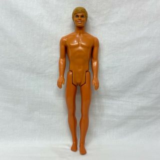 Vintage Mattel Ken Doll (barbie) Nude Stamped Body 1968 Head 1983