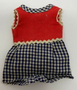 Vintage Tagged Ideal Tammy Family Pepper Doll Romper Playsuit Outfit 9400