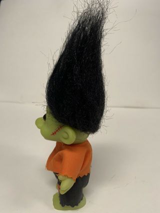 Vintage My Lucky Mini Frankenstein 6” Troll Doll by Russ 2