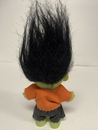 Vintage My Lucky Mini Frankenstein 6” Troll Doll by Russ 3