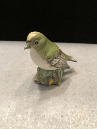 Vintage Beswick Goldcrest Bird Figurine 2415 England Porcelain Chick Rare Finch
