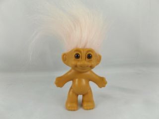 Vintage Russ Troll Doll W/ Light Pink Hair.  Cute.