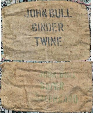Vintage John Bull Balerband & Binder Twine String Hessian Sacks