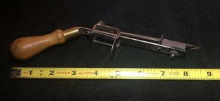 Antique Speed Tufting Tool Wood Handle 1930’s