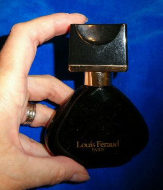 Vintage Avon Louis Feraud Fantasque Edc Spray 1.  7 Fl Oz Black Bottle