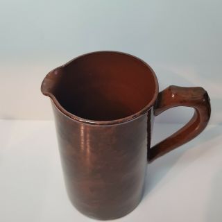 Vintage Arther Wood jug.  Brown - Earthenware style.  17cm VGC.  Retro 2