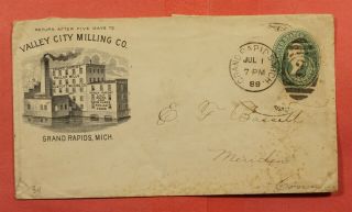1889 Valley City Milling Co Advertising Stationery Grand Rapids Mi