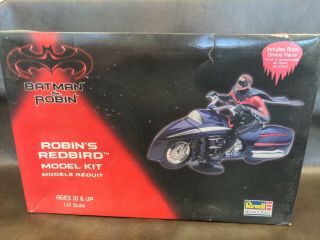 Revell Batman & Robin Redbird Kit 1/12 Scale Plastic Model Car Motorcycle Art