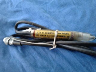 Vintage Jackson Oscilloscope Probe Cro - 2 Or Cro - 3 Demodulation Probe