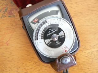 Vintage Gossen Pilot Cds Exposure Meter - W/ Case & Strap Made In Germany
