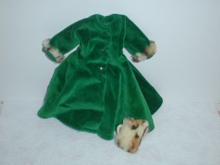 Vintage Vogue Jill Doll Tagged Coat And Muff,  L@@k 1957 - 7554