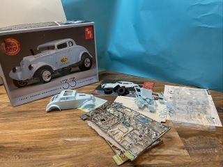 Amt Ohio George Montgomery’s 1933 Willys Gasser 1/25 Scale Model Kit Incomplete