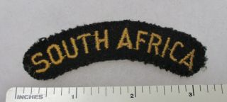 South Africa - Military Shoulder Title Patch Insignia Vintage