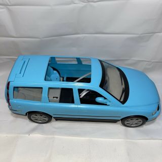 2003 Mattel Barbie Happy Family Volvo V70 Wagon B0232 Blue Car (see Pictures)