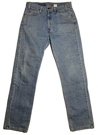 Vintage 80s Levi’s Orange Tab Denim Jeans Levi Strauss Straight 505 Men’s 34x32